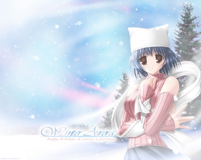 Konachan.com - 806 animal_ears catgirl kitazato_shigure sakaki_maki snow snow_(game) studio_mebius winter.jpg